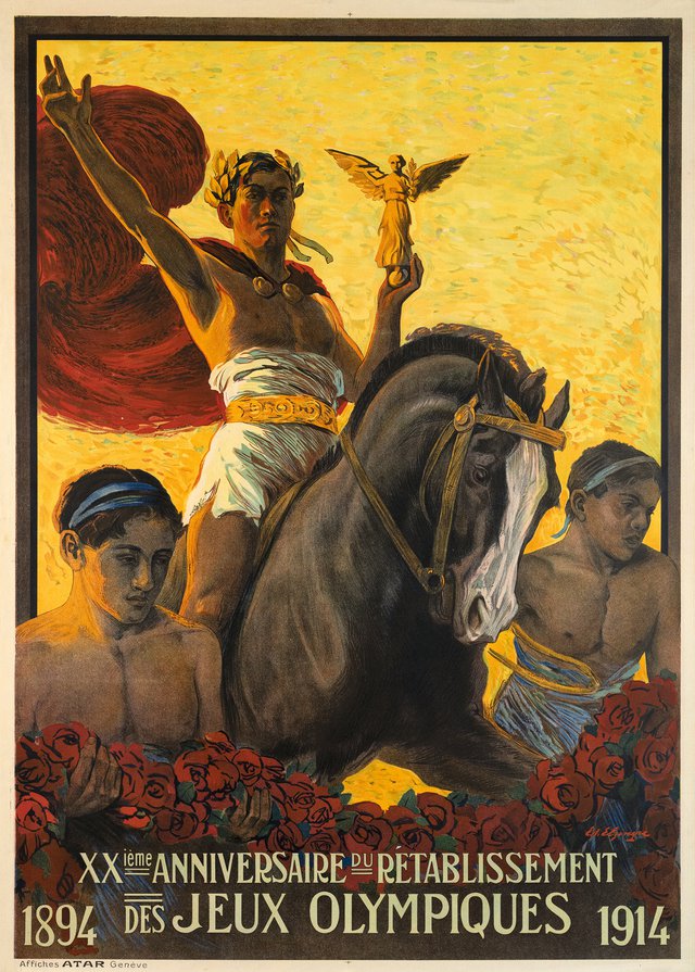 XXième Anniversaire du rétablissement des Jeux Olympiques 1894-1914