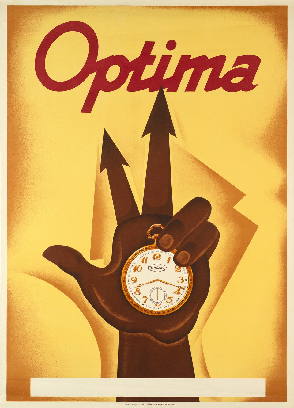 Optima – Affiche ancienne – ANONYMOUS – 1930