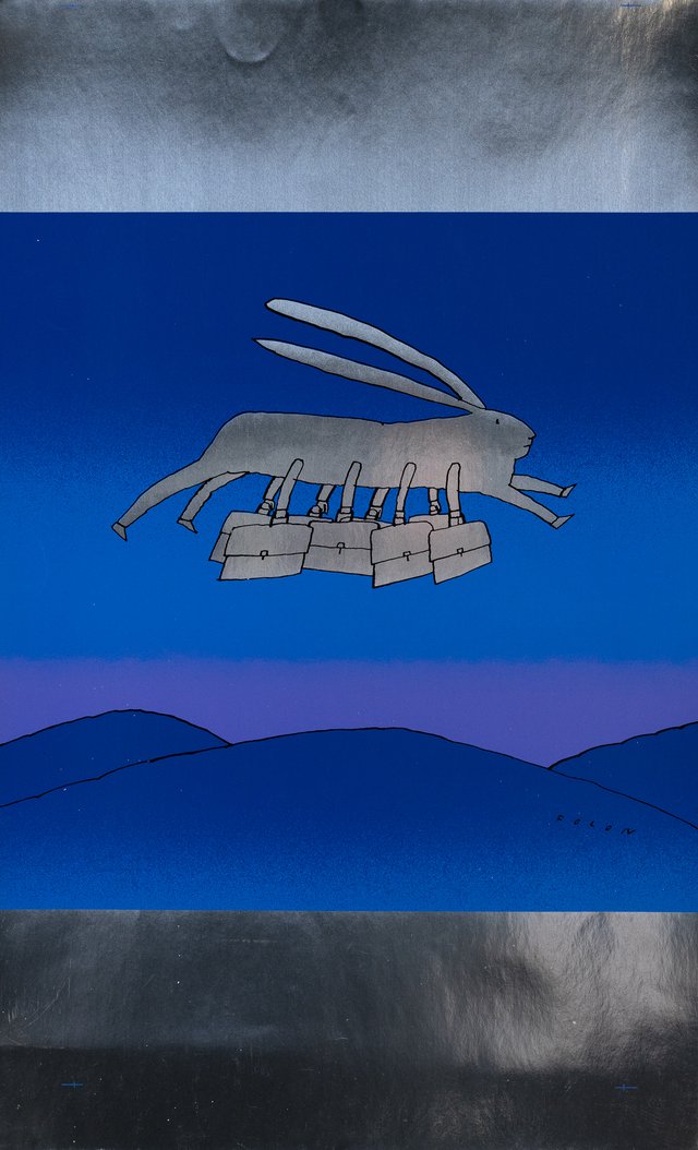 Folon, Lapin volant