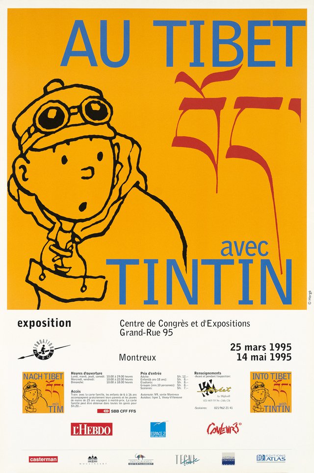 Au Tibet avec Tintin, Centre de Congrès et d'Expositions, Montreux