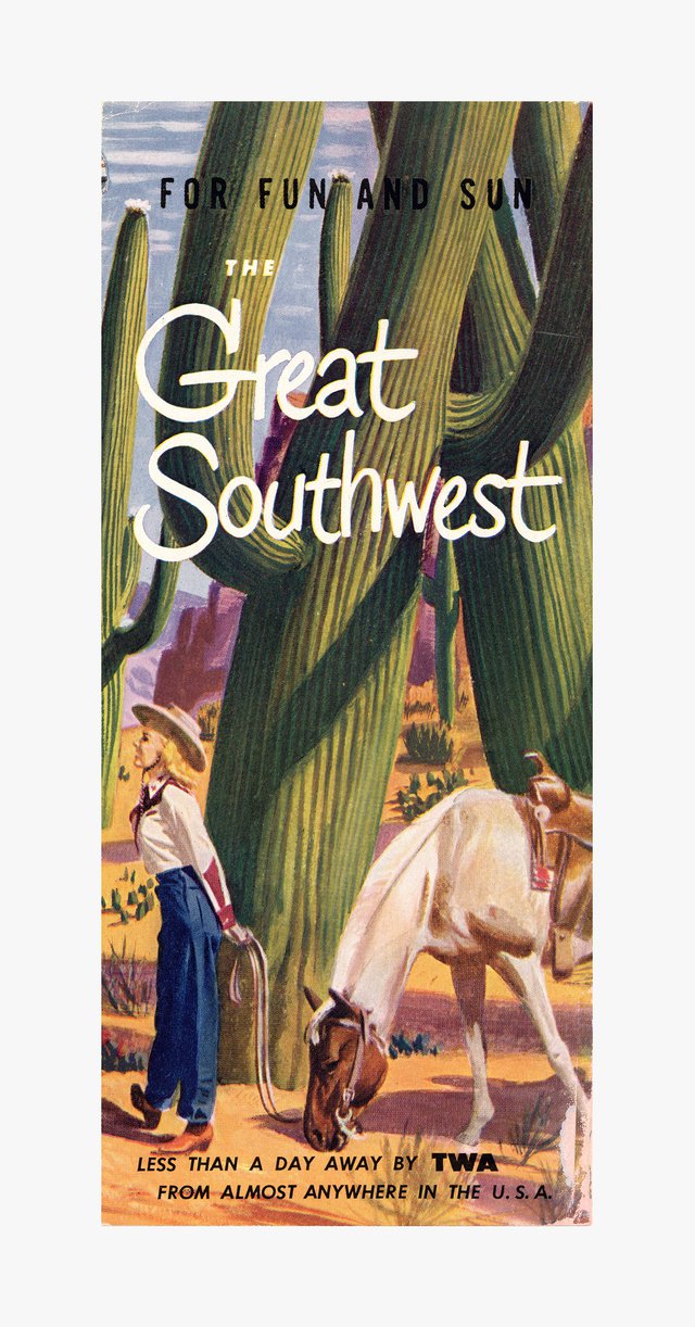 TWA, The Great Southwest, For fun and Sun