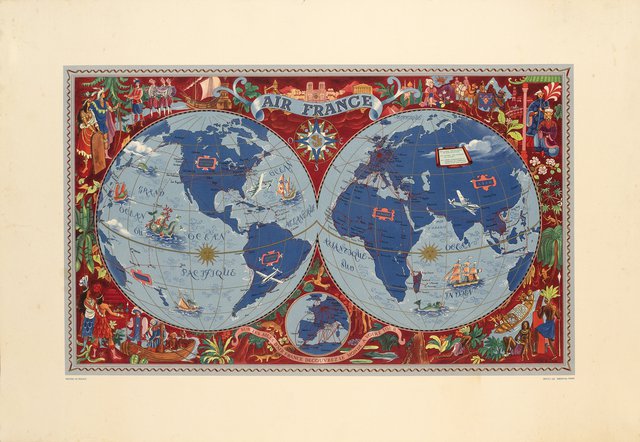 Air France, Planisphère