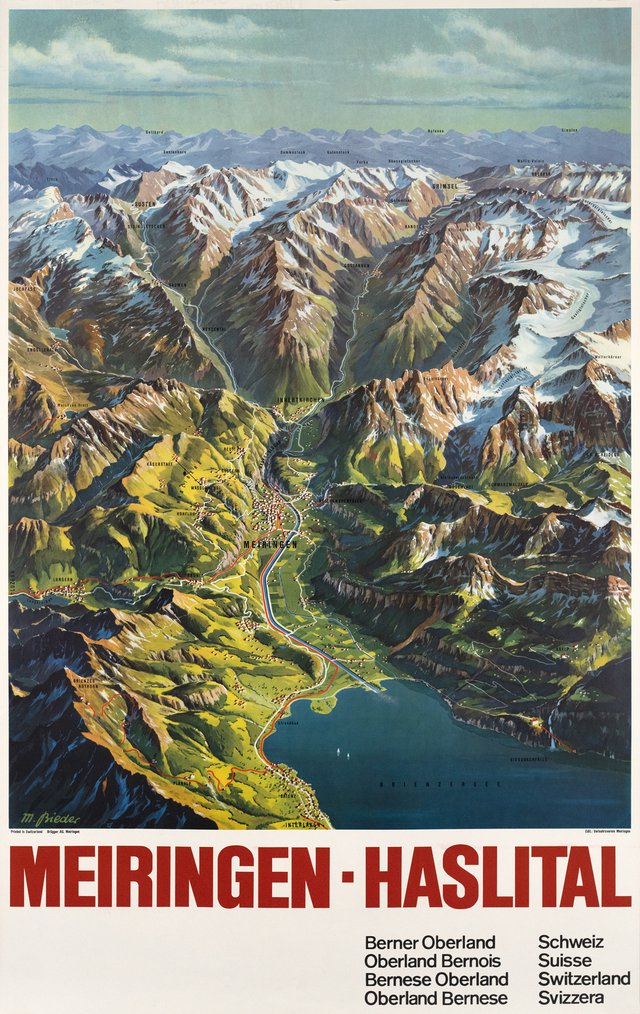Meiringen - Haslital, Berner Oberland, Schweiz