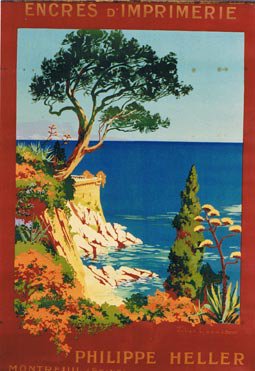 Encres d'imprimerie Philip Heller