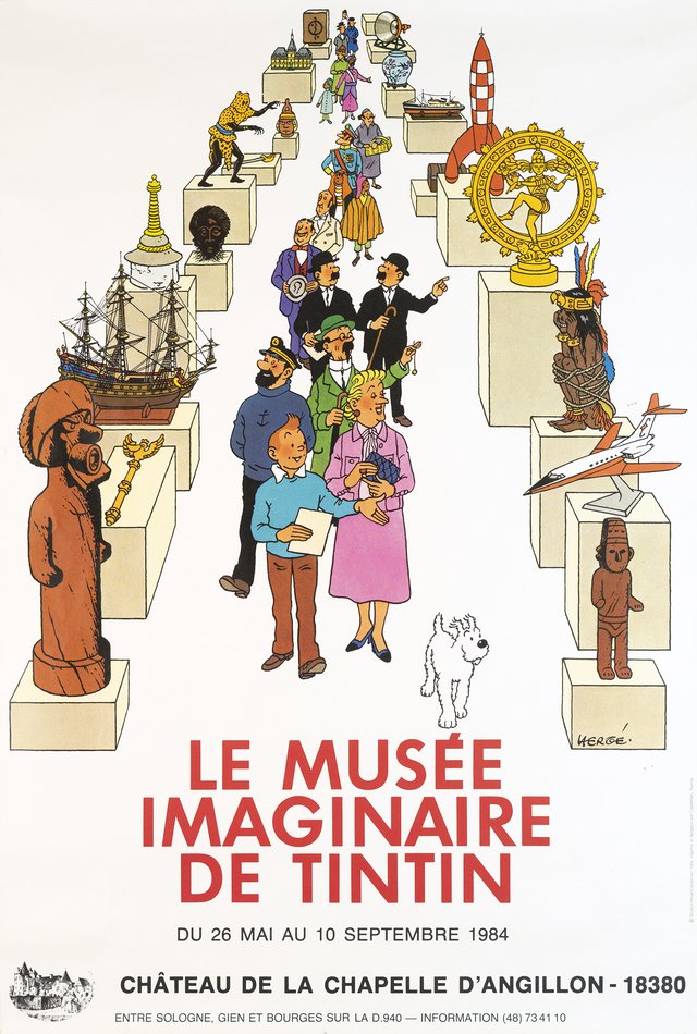 Le musée imaginaire de Tintin, château de la chapelle d'Angillon