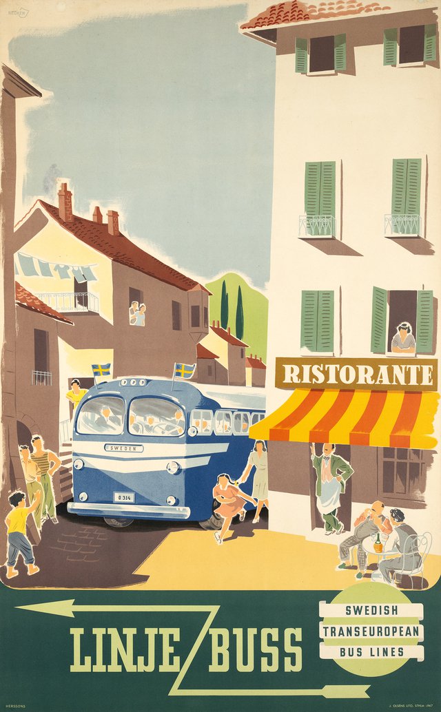 Linje Buss, Swedish Transeuropean Bus Line