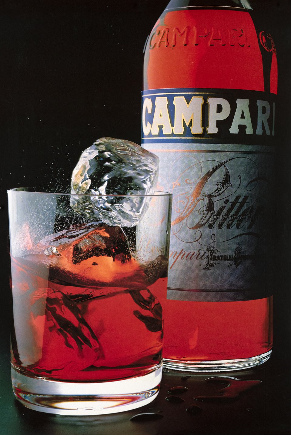 Bitter Campari – Affiche ancienne – ANONYMOUS – 1980