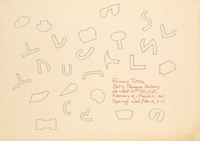 Richard Tuttle, Betty Parsons Gallery