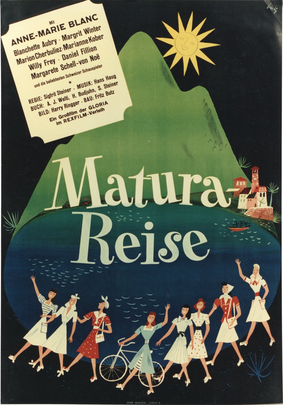 Matura Reise – Vintage poster – Fritz BUTZ – 1950