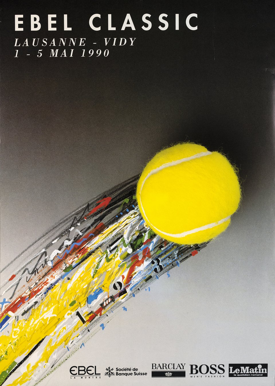 Ebel Classic, Lausanne - Vidy – Affiche ancienne – ANONYMOUS – 1990