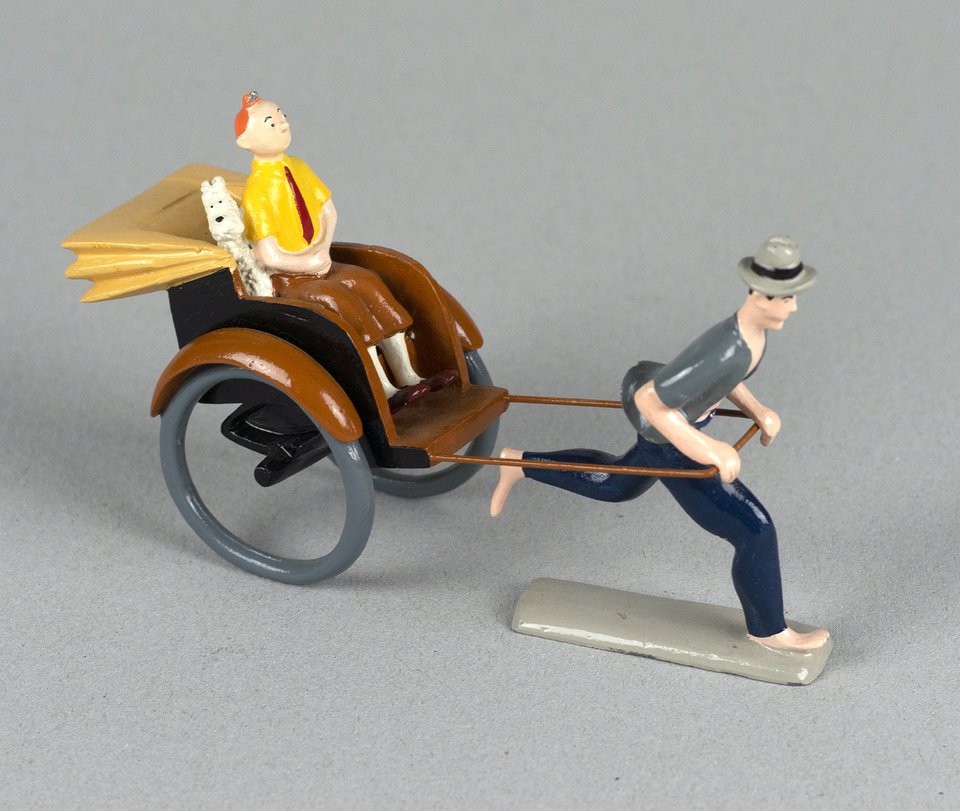 Le Lotus Bleu, Tintin et Milou dans le Pousse-Pousse, Les Classiques de Tintin, Pixi