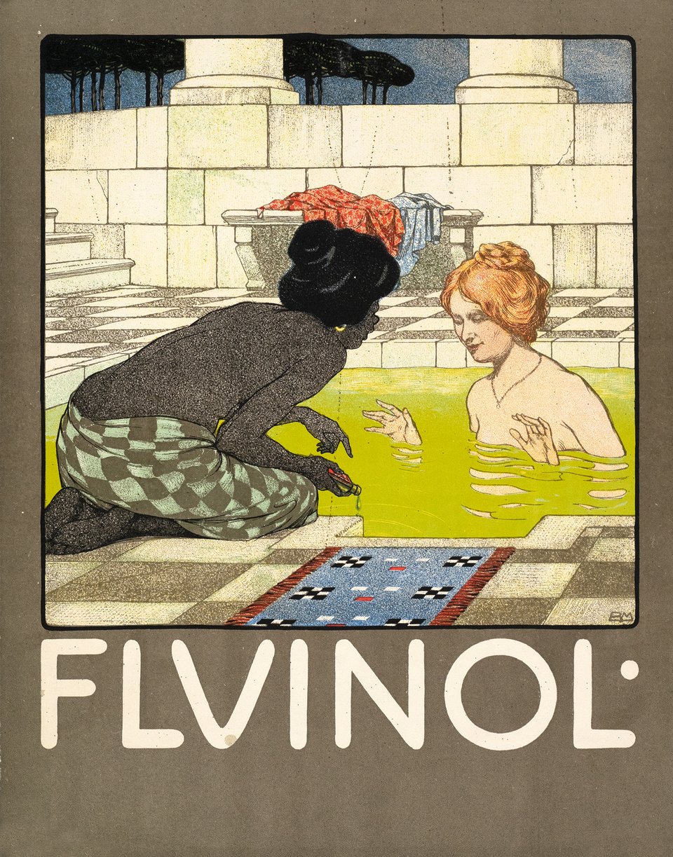 Fluinol – Vintage poster – Burkhard MANGOLD – 1910
