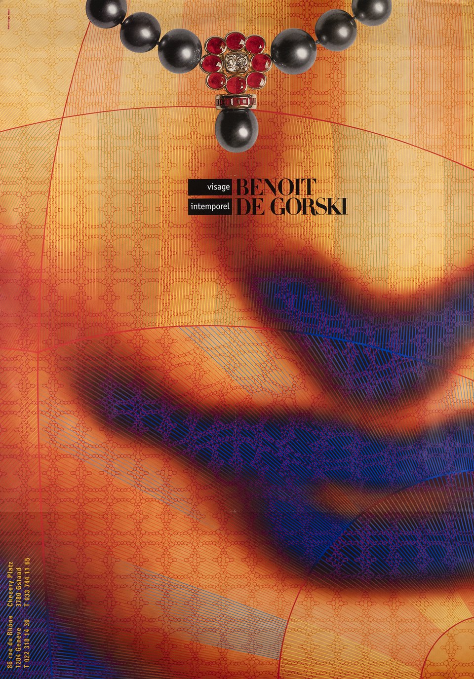 Benoit de Gorski, Visage Intemporel – Vintage poster – ATELIER ROGER PFUND – 2005