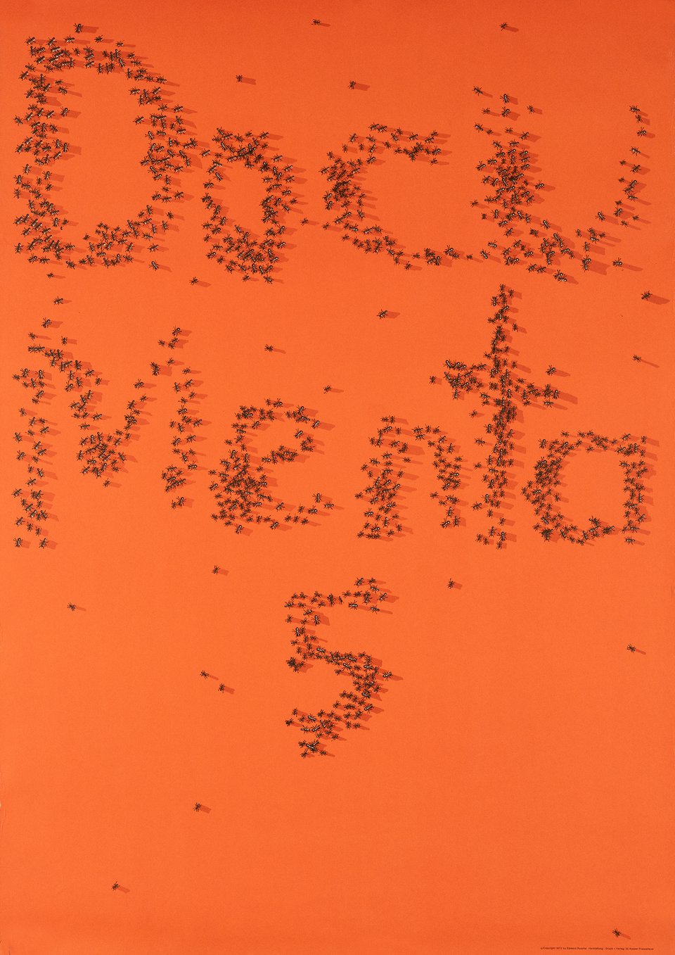 Dcumentas – Affiche ancienne – Edward RUSCHA – 1972