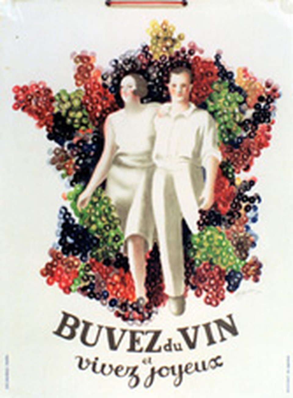 Buvez du vin et vivez joyeux – Affiche ancienne – Leonetto CAPPIELLO – 1933