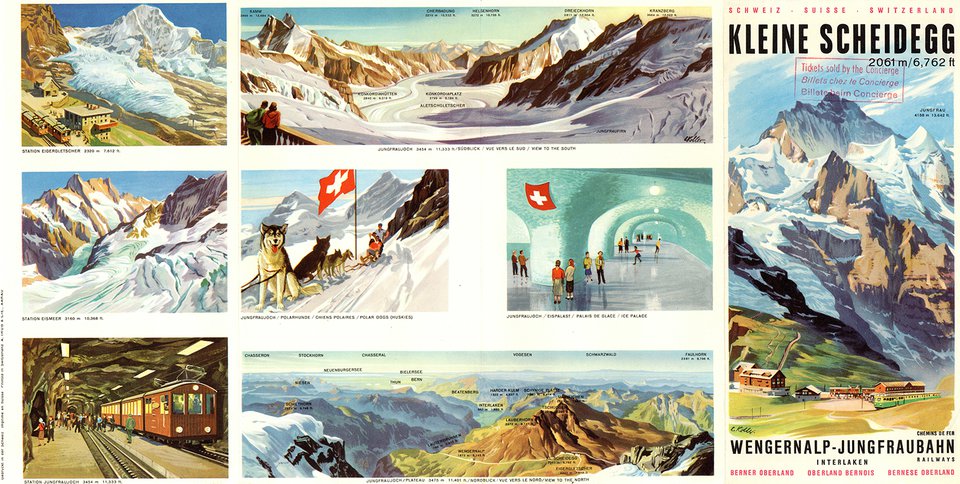 Jungfraujoch et Kleine Scheidegg, Suisse