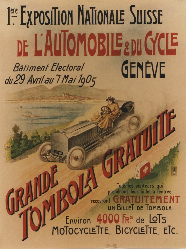1ère exposition nationale 1905 de l'auto, grande tombola gratuite
