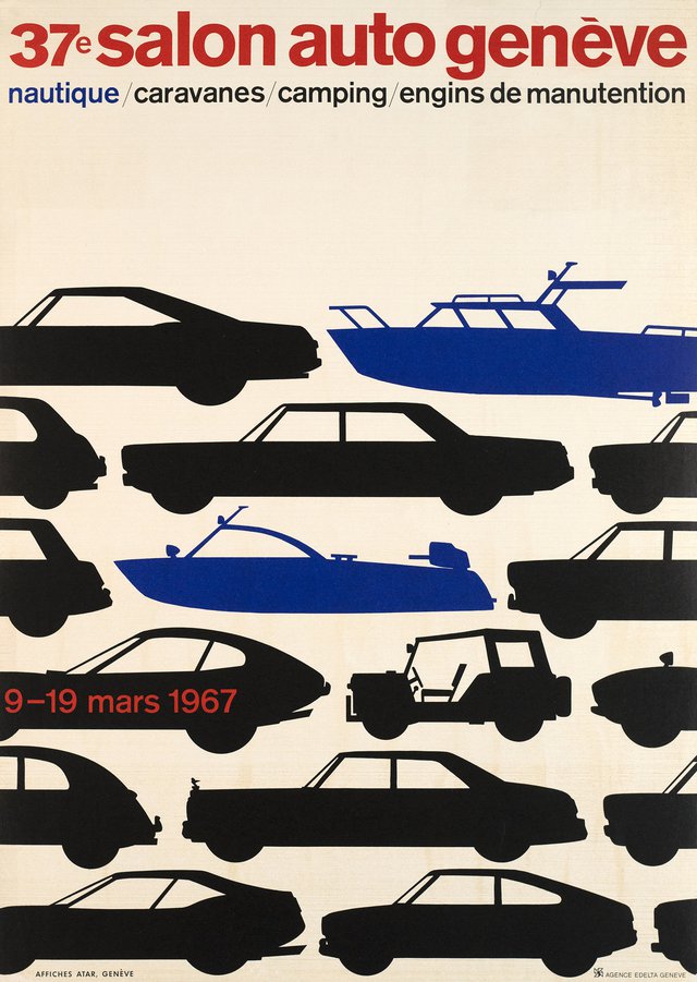 Genève, 37e Salon Auto/ Nautique/ Caravanes/ Camping/ Engins de manutention