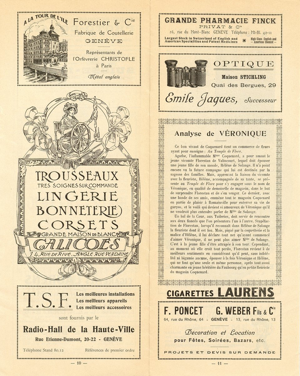 Spectacles du Casino de Genève