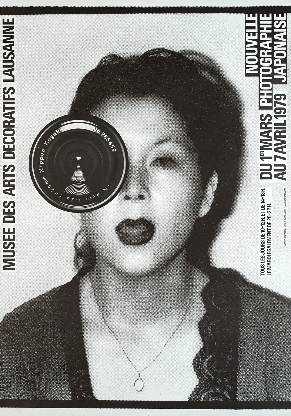 Nouvelle Photographie Japonaise, Musée des Arts Décoratifs Lausanne – Vintage poster – Werner JEKER – 1979