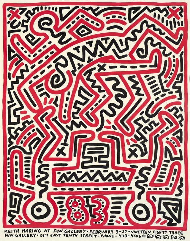 Keith Haring at Fun Gallery
