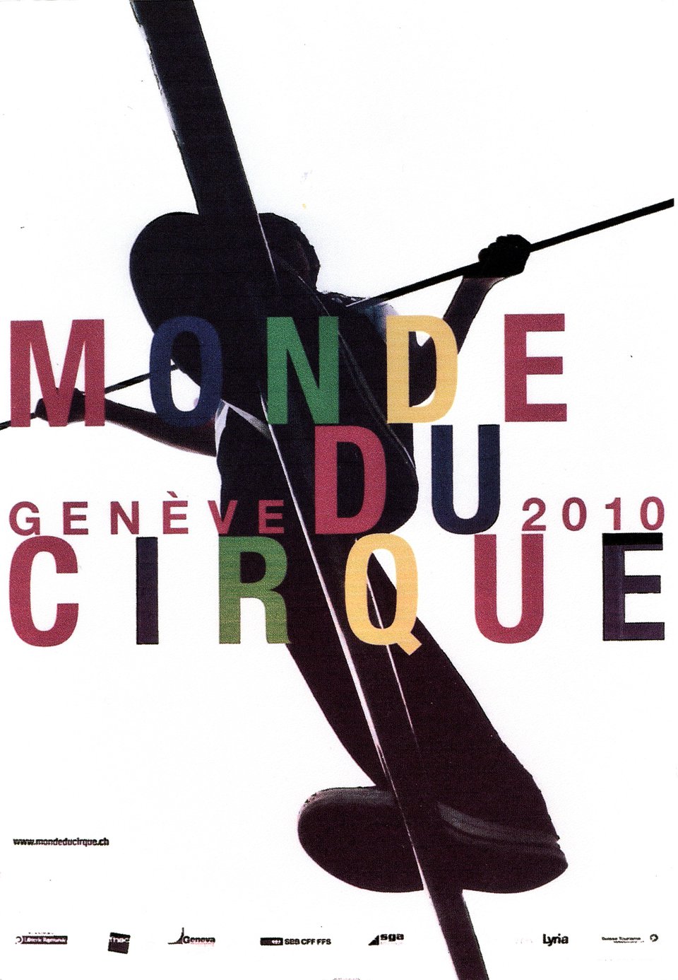 Monde du cirque, Geneve 2010 – Vintage poster – Werner JEKER – 2009