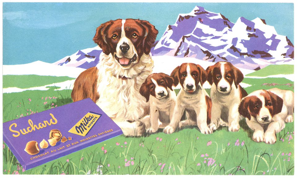 Chocolat Suchard – Affiche ancienne – ANONYMOUS – 1950