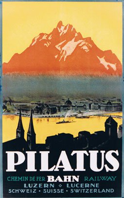 Pilatus Bahn, Chemin de fer, railway, Luzern Lucerne