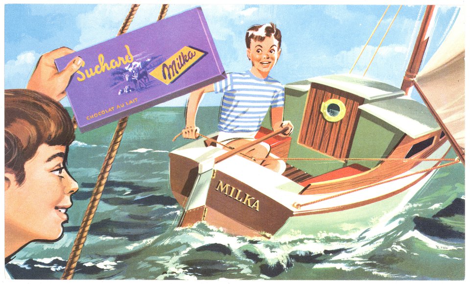 Chocolat Suchard – Affiche ancienne – ANONYMOUS – 1950