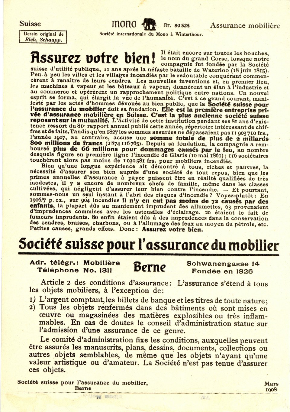 Napoléon, Carte Mono