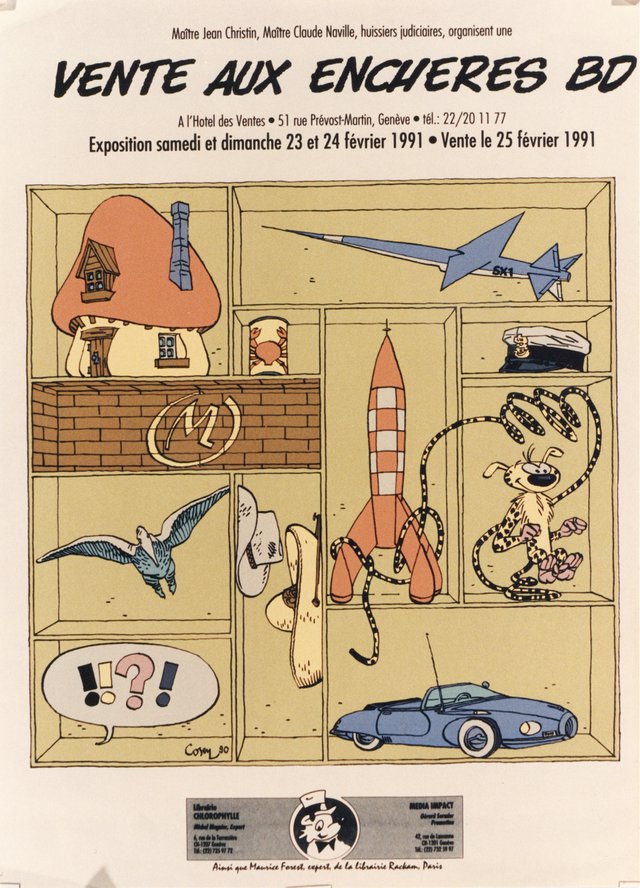 Vente aux enchères de BD