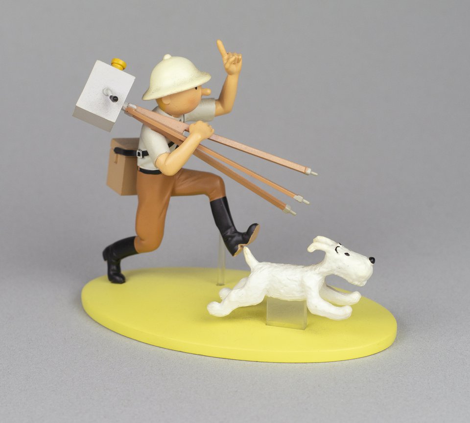 Tintin au Congo, Tintin Cinéaste – Affiche ancienne – HERGE – 2019