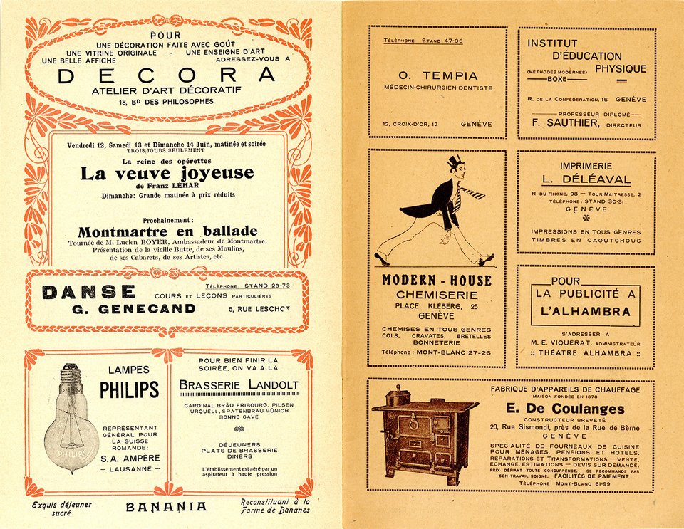 Alhambra, Le grand Music-Hall Genevois