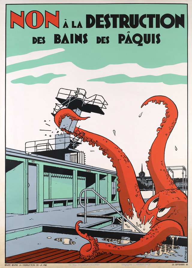Non à la destruction des Bains des Pâquis, referendum 1988