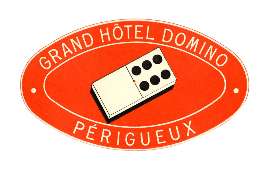 Grand Hotel Domino Périgueux – Affiche ancienne – ANONYMOUS – None