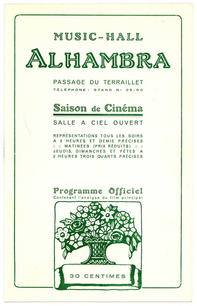Music-hall, Alhambra