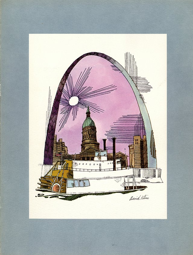 TWA menu ST. Louis