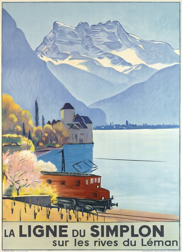La Ligne du Simplon, sur les rives du Léman