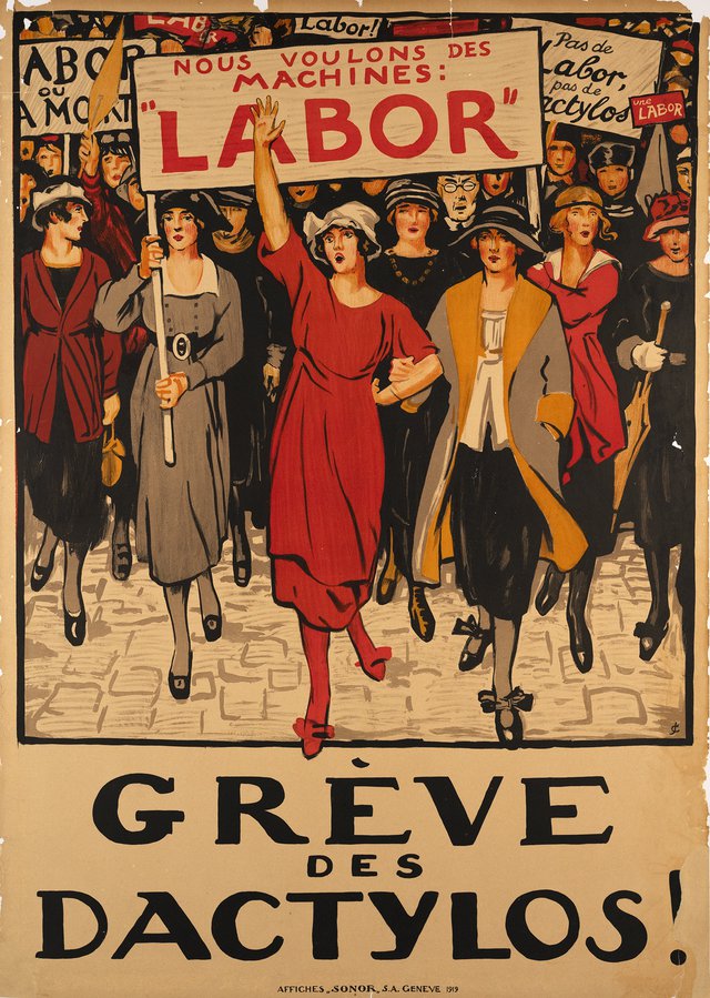 Grève des Dactylos, Nous voulons des machines Labor