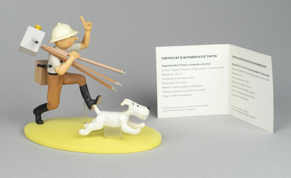 Tintin au Congo, Tintin Cinéaste