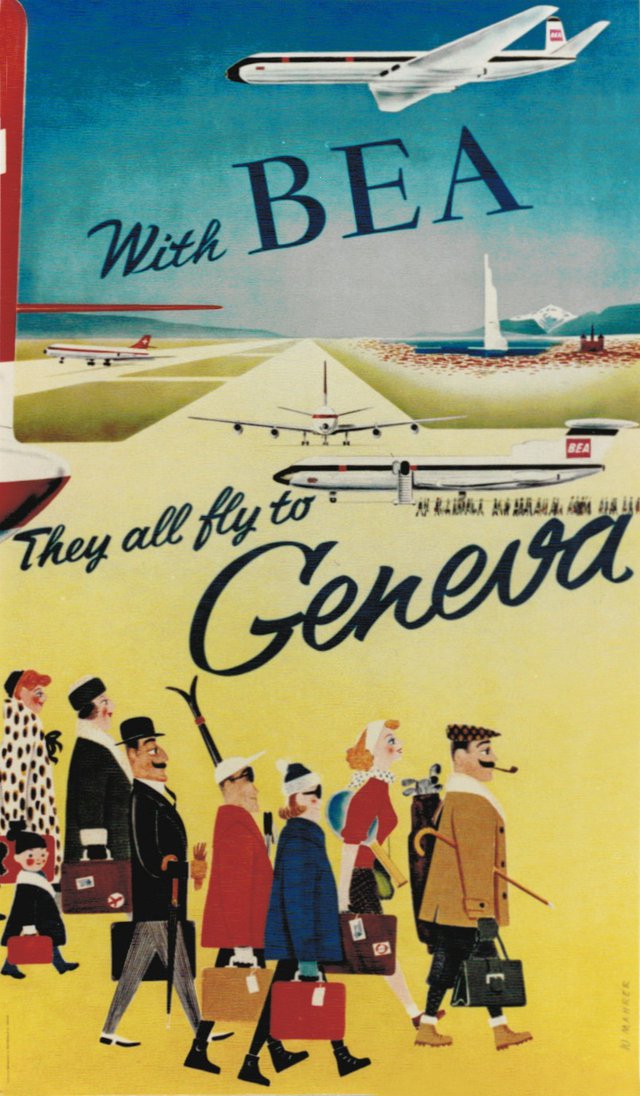 With BEA, They all fly to Geneva