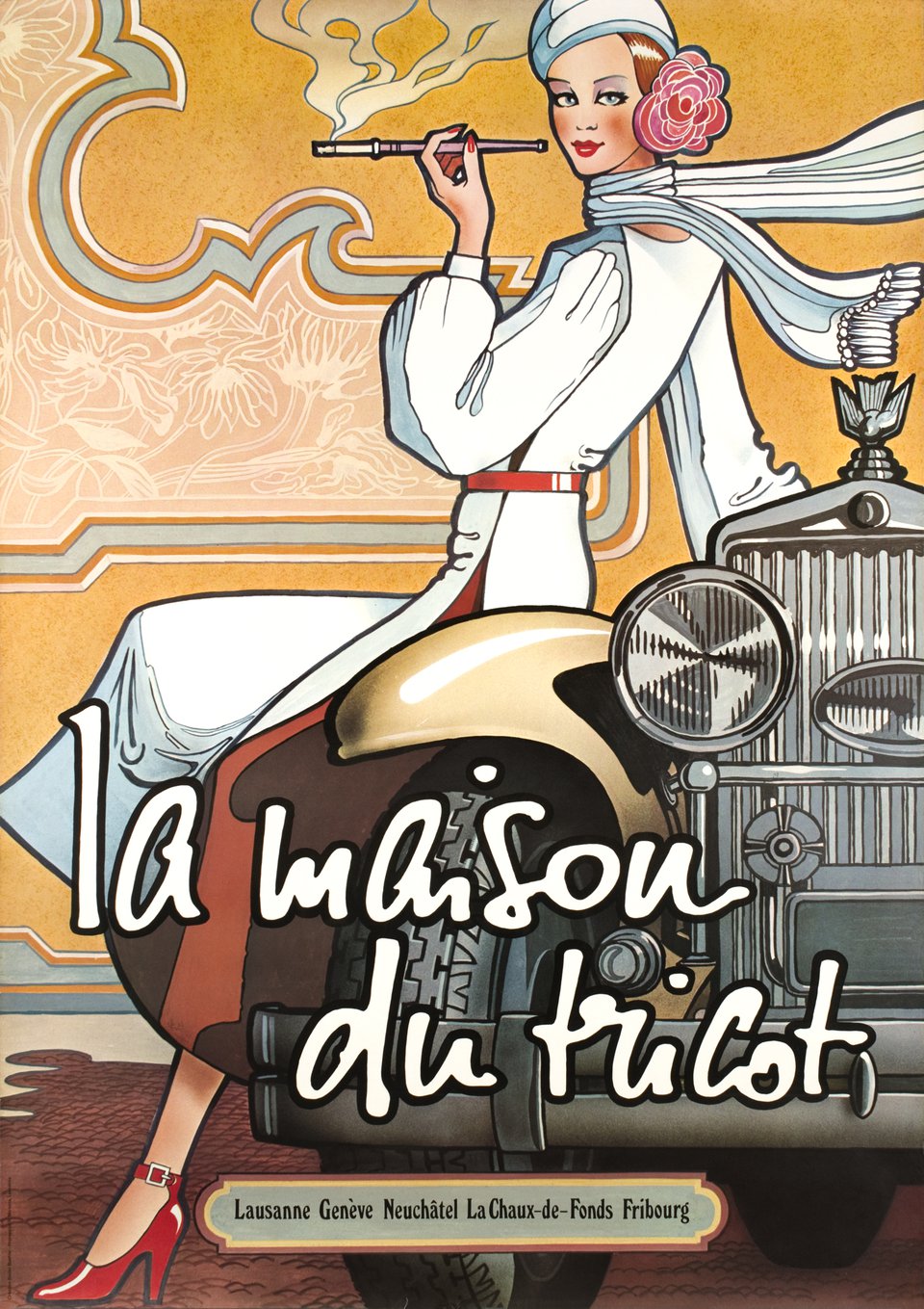 La Maison du Tricot – Vintage poster – BAEHLER – 1973