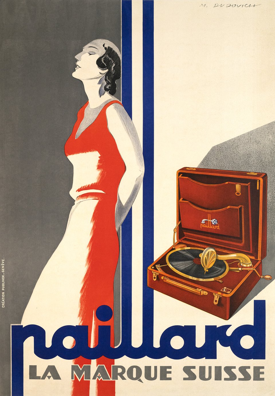 Paillard, la marque suisse – Affiche ancienne – Marcello DUDOVICH – 1930