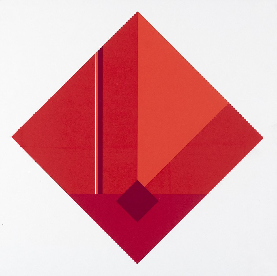 Jean-François Vigny, Abstraction – Affiche ancienne – Jean-François VIGNY – 1977