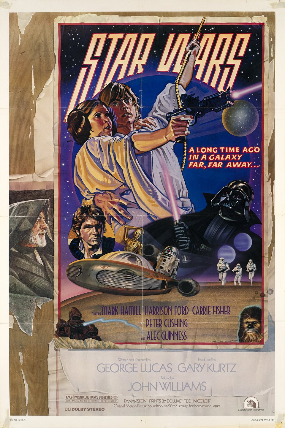 Star Wars, Episode IV – Vintage poster – Drew STRUZAN – 1977