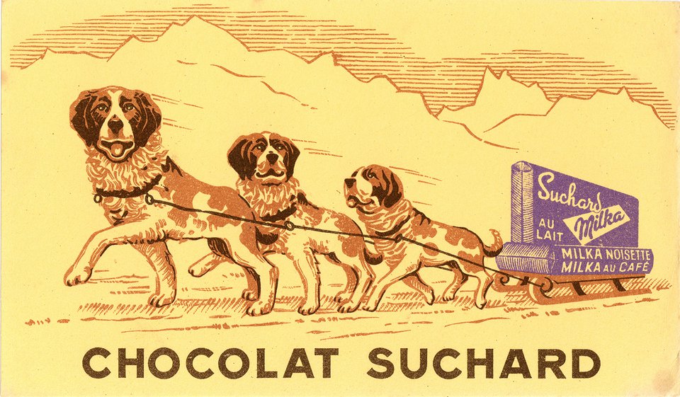 Chocolat Suchard – Affiche ancienne – ANONYMOUS – 1950